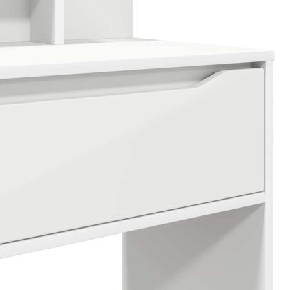 Тоалетки за спалня Бяло 80 x 39,6 x 135 см Инженерно дърво