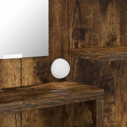 Тоалетки за спалня Димян дъб 80 x 39,6 x 135 см Инженерно дърво