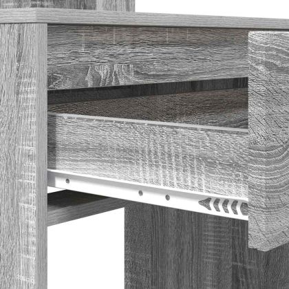 Тоалетки за спалня с чекмедже Сив Сонома 80 x 39,6 x 135 см