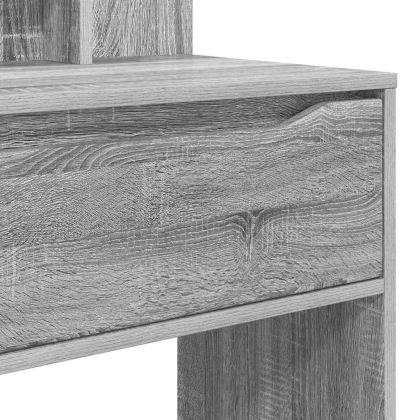 Тоалетки за спалня с чекмедже Сив Сонома 80 x 39,6 x 135 см