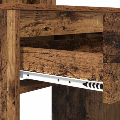 Тоалетки за спалня с чекмедже Старо дърво 80 x 39,6 x 135 см