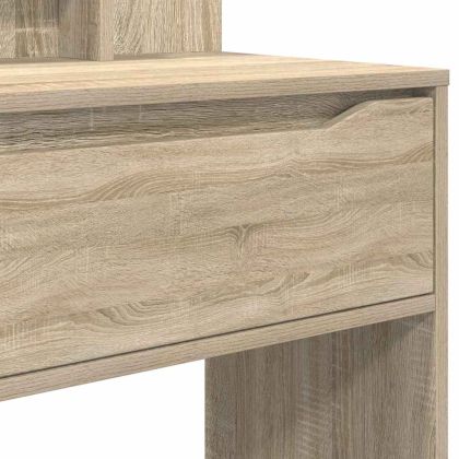 Тоалетки за спалня с чекмедже Сонома дъб 80 x 39,6 x 135 см