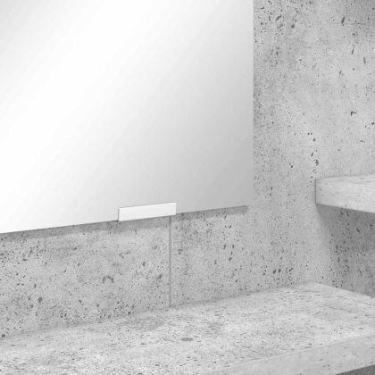 Тоалетки за спалня с чекмедже Циментено сиво 80 x 39,6 x 135 см