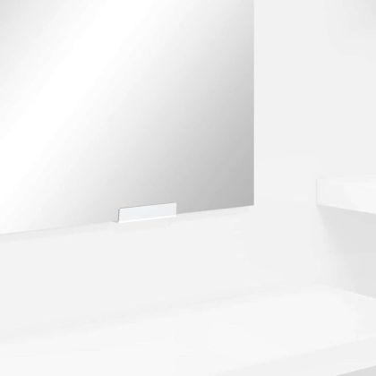 Тоалетки за спалня с чекмедже Лъскаво бяло 80 x 39,6 x 135 см