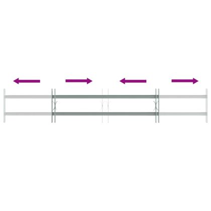 Регулируема решетка за прозорци с 2 напречни пръта 1000-1500 мм