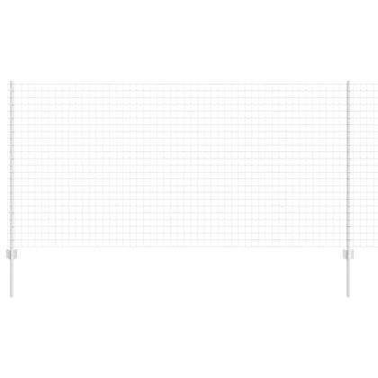 Ограда и колче Сребрист 1,2 x 10 m Стомана