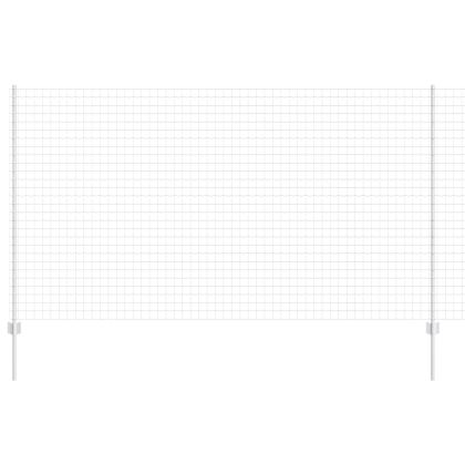 Ограда и колче Сребрист 1,4 x 10 m Стомана