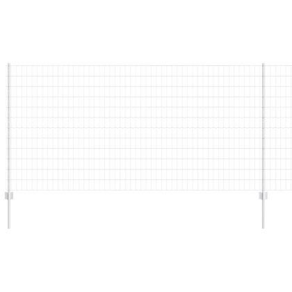 Ограда и колче Сребрист 1,2 x 25 m Стомана