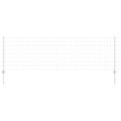 Ограда и колче Сребрист 0,8 x 25 m Стомана