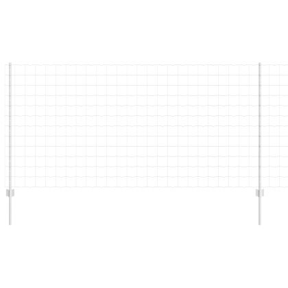 Ограда и колче Сребрист 1,2 x 25 m Стомана