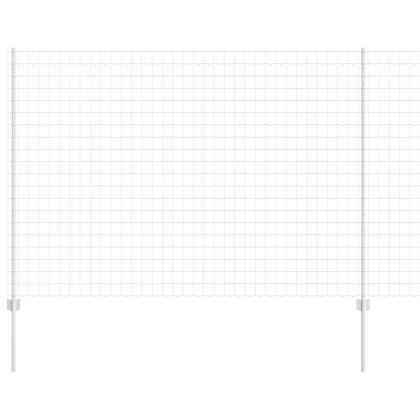 Ограда и колче Сребрист 1,5 x 10 m Стомана