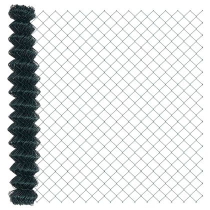 Оградa от мрежа Зелен 10 x 1.5 m Стомана
