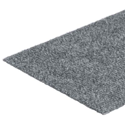 Изтривалки за стълби, самозалепващи се, 30 бр., 76x20 см, светлосиви, правоъгълни