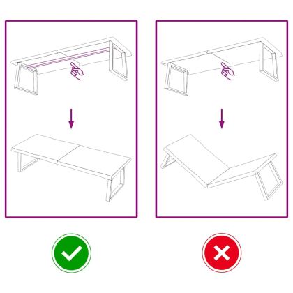 Плот за маса тъмнокафяв 160x50x(2-6) см обработен масивен дъб