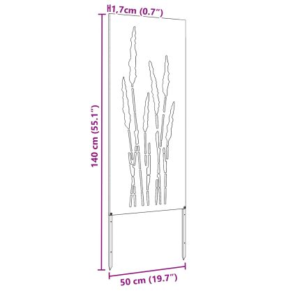 Екран за градинска неприкосновеност Маслиненозелен 50 x 140 см