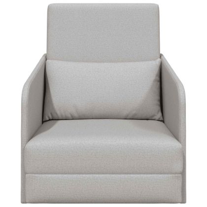 Диван легло Облачно сиво 65 x 80 x 83 см Кадифе