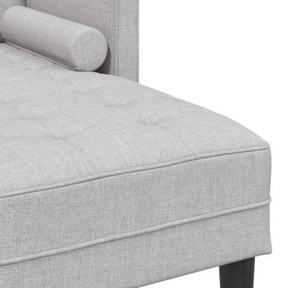 Комплект дивани Облачно сиво 173 x 131 x 67 см текстил