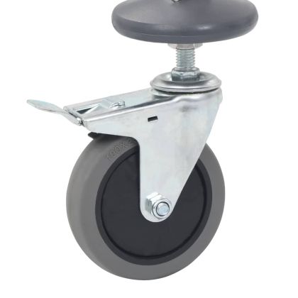 Кухненска количка за 16 табли 38x55x163 см инокс