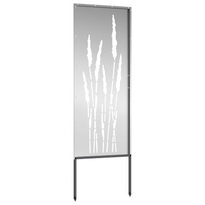 Екран за градинска неприкосновеност Сребрист 50 x 140 см