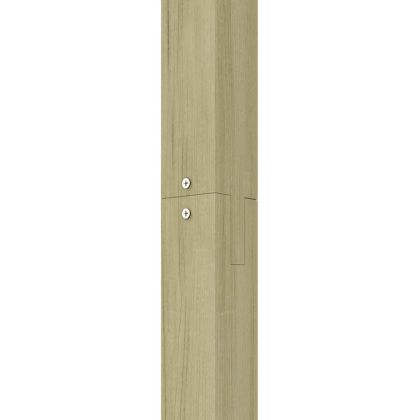 Градинска пергола, 205x40x203 см, дърво