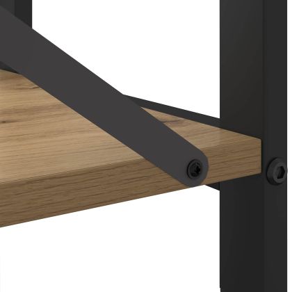 Рафт за книги Дъб 40 x 30 x 85 см Инженерно дърво