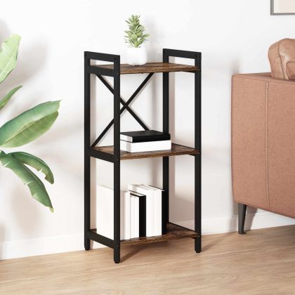 Рафт за книги Димян дъб 40 x 30 x 85 см Инженерно дърво