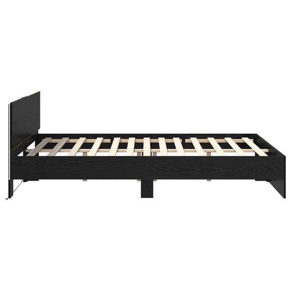 Рамка за легло Черния дъб 120 x 200 cm Инженерно дърво