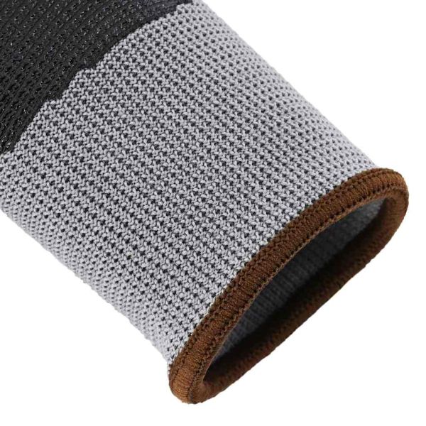 Работни ръкавици 24 pcs Сив и черен 8 / m Полиестер