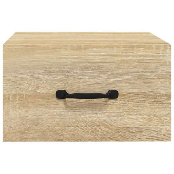 Нощно шкафче за стенен монтаж, сонома дъб, 35x35x20 см