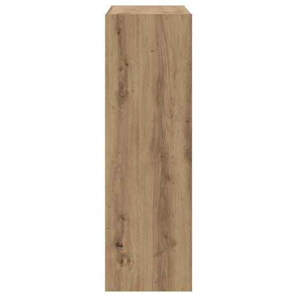 Библиотека дъб артизан 102x32x102 см инженерно дърво