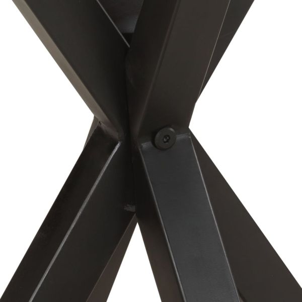 Странична маса, 48x48x56 см, регенерирано дърво масив