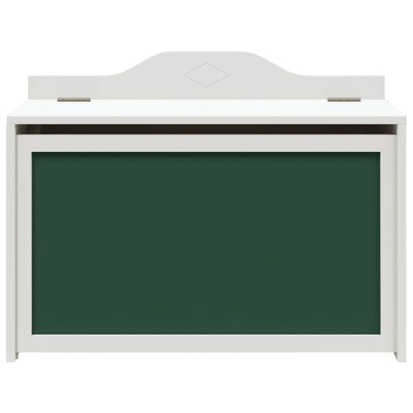 Кутия за играчки Бяло 73 x 33 x 55 см Инженерно дърво
