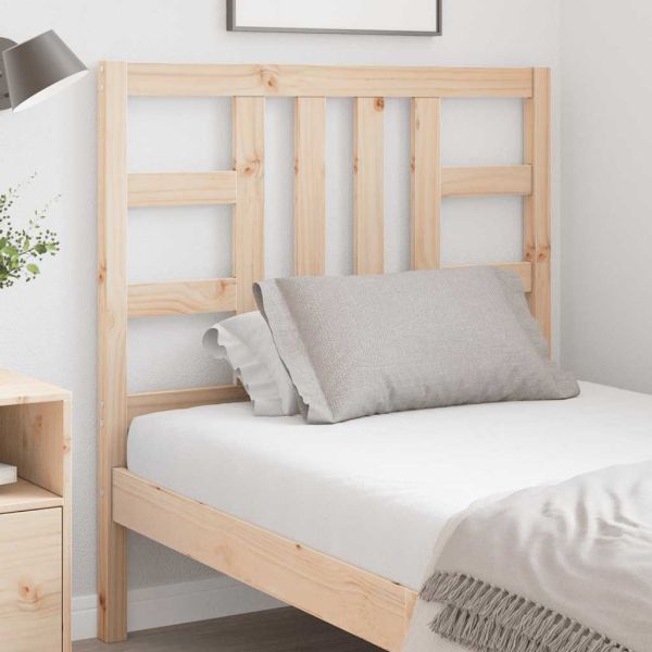 Горна табла за легло, 96x4x100 см, бор масив