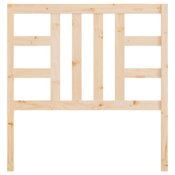 Горна табла за легло, 96x4x100 см, бор масив