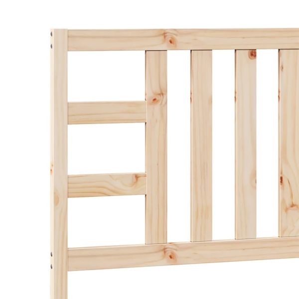 Горна табла за легло, 96x4x100 см, бор масив