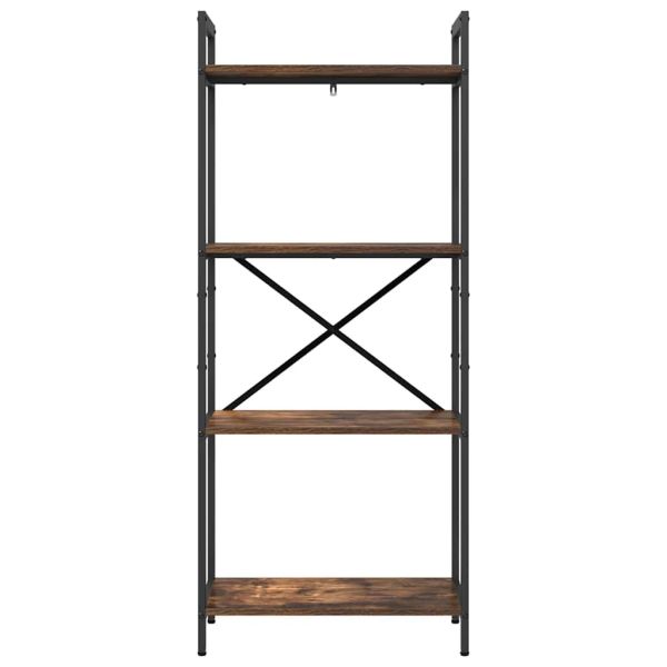 Рафт за книги Димян дъб 56 x 34 x 133,5 см Инженерно дърво