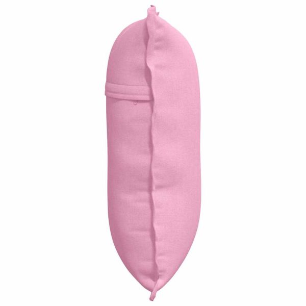 Възглавница за гръб Розово 60 x 19 x 50 см текстил