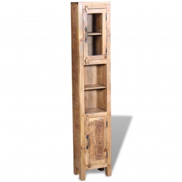 Тоалетка с огледало и 2 странични шкафа, солидно мангово дърво