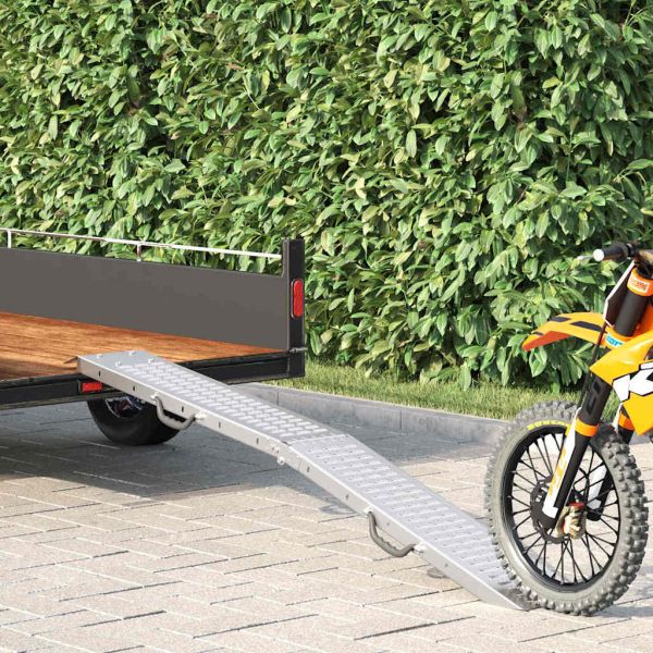 Рампа за натоварване Сребрист 185 x 22,5 x 4,5 см