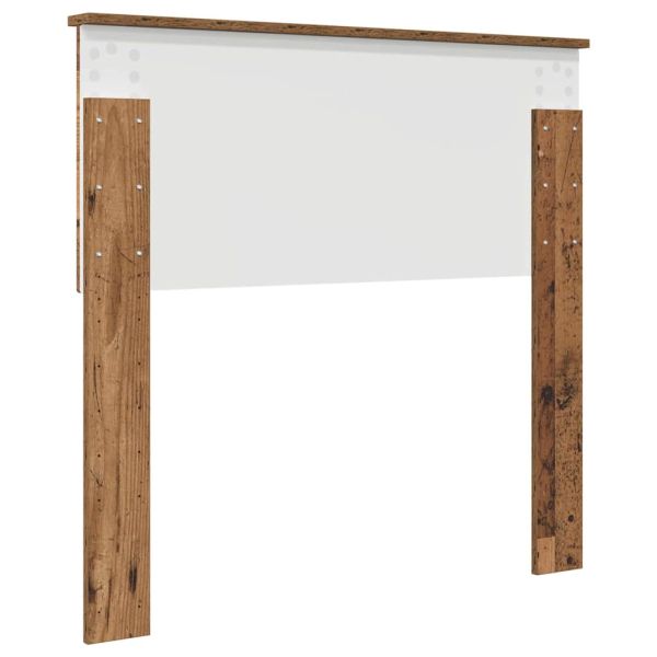 Облегалка за глава с таблото Старо дърво 90 cm Инженерно дърво