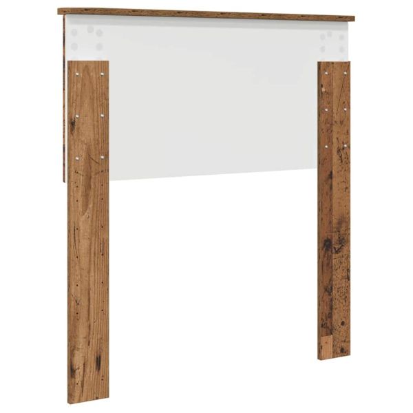 Облегалка за глава с таблото Старо дърво 80 cm Инженерно дърво