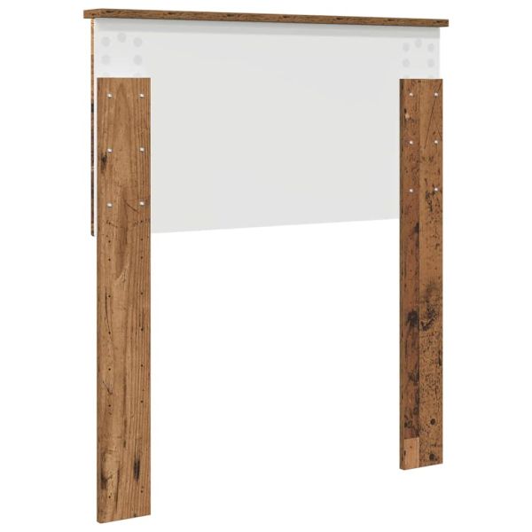 Облегалка за глава с таблото Старо дърво 75 cm Инженерно дърво