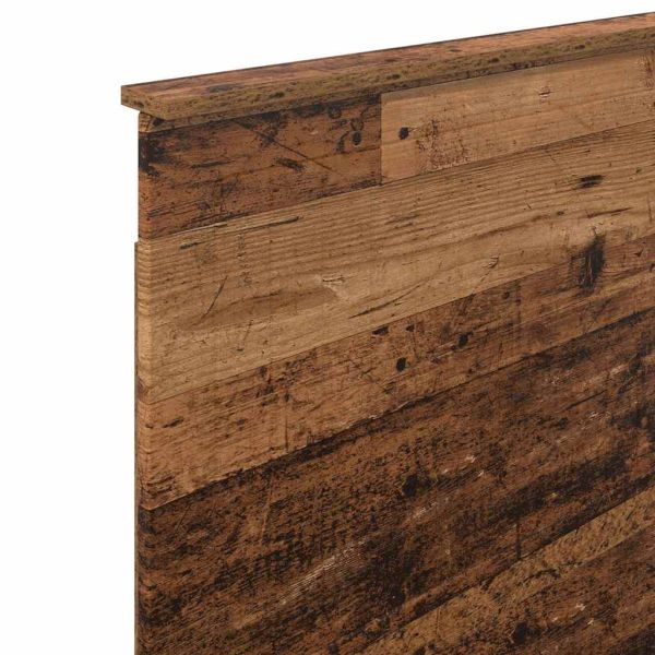 Облегалка за глава с таблото Старо дърво 75 cm Инженерно дърво