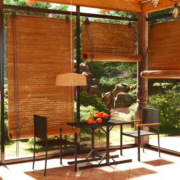 Градински трапезен комплект, 3 части, черен