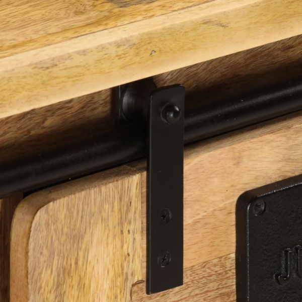 ТВ шкаф, 90x35x40 см, мангово дърво масив