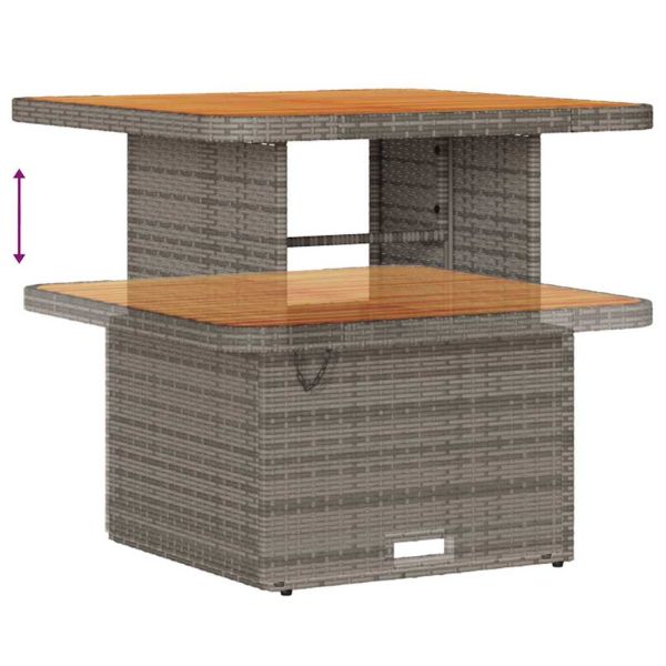 Градински Софа Комплект 9 pcs Светло сиво и тъмно сиво