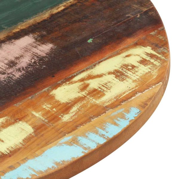 Кръгъл плот за маса, 50 см, 25-27 мм, регенерирано дърво масив