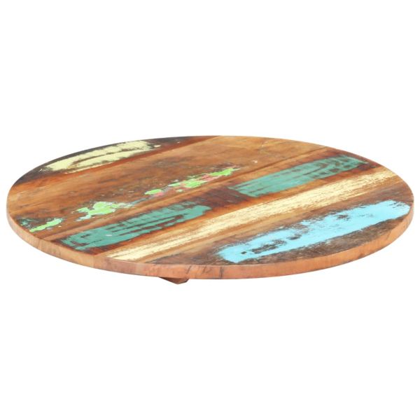 Кръгъл плот за маса, 50 см, 25-27 мм, регенерирано дърво масив