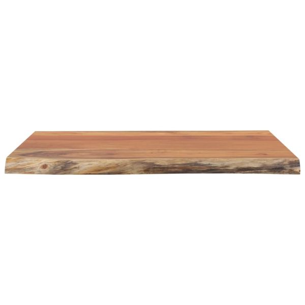 Плот за маса, 40x40x2,5 см, правоъгълен, акация масив, жив ръб