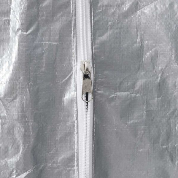 Стойка за дърва за огрев с дъждобран Поцинкована стомана